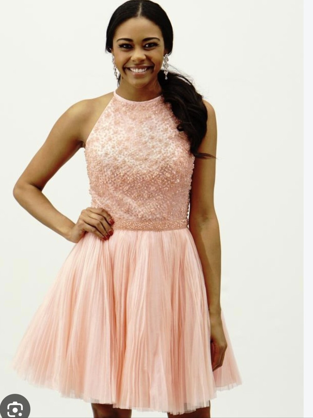 Sherri Hill Dress Style 32335 Pink Sz 16 NEW WITH TAGS